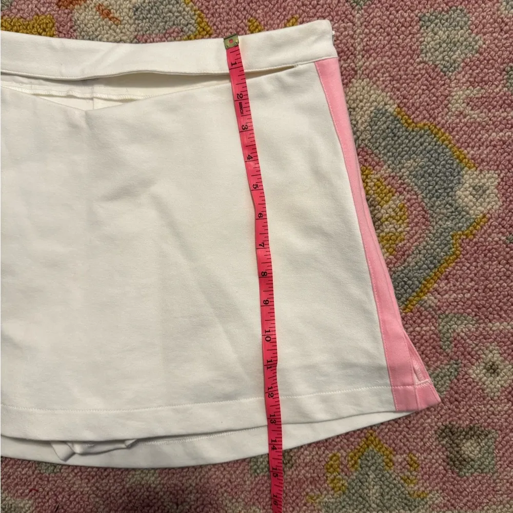 Tiger Mist white and pink mini skirt #miniskirt Size L - Image 8
