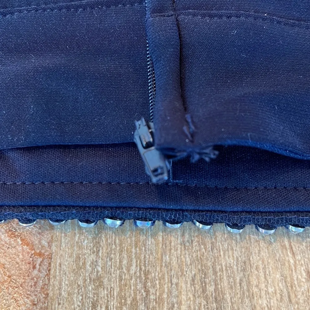 𝅺B DARLIN Navy blue halter top MINI SKIRT DRESS homecoming formal wedding guest - Image 6