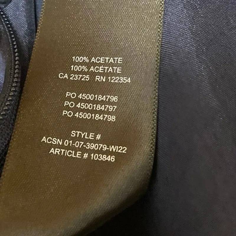 NEW Aritzia Babaton Women's Blue Silky Satin Side Zip Mini Slip Pencil Skirt 0 - Image 5