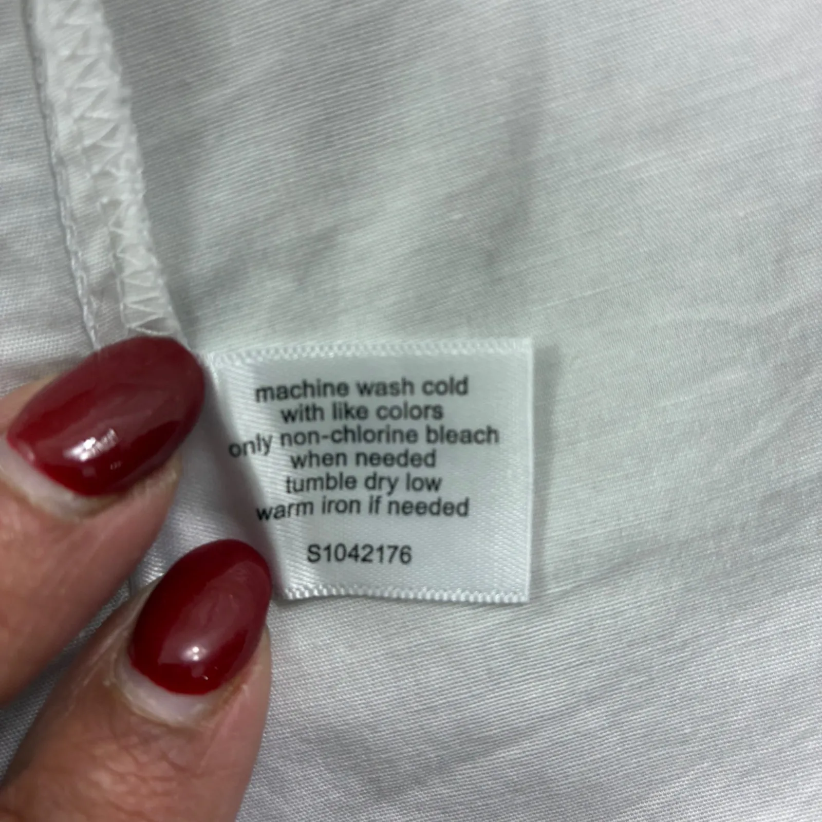 Lane Bryant White Button Down Shirt Tie Waist Long Sleeve Women Plus Size 18 - Image 9