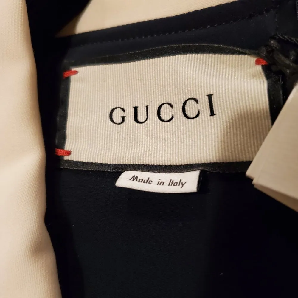 NWT. GUCCI Printed Dress Size IT40. - Image 11