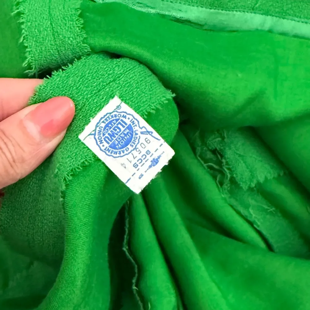 Vintage Dress Shift Green Short USA Union Tag 60’s 70’s S Small 4 6 M Medium 8 - Image 6