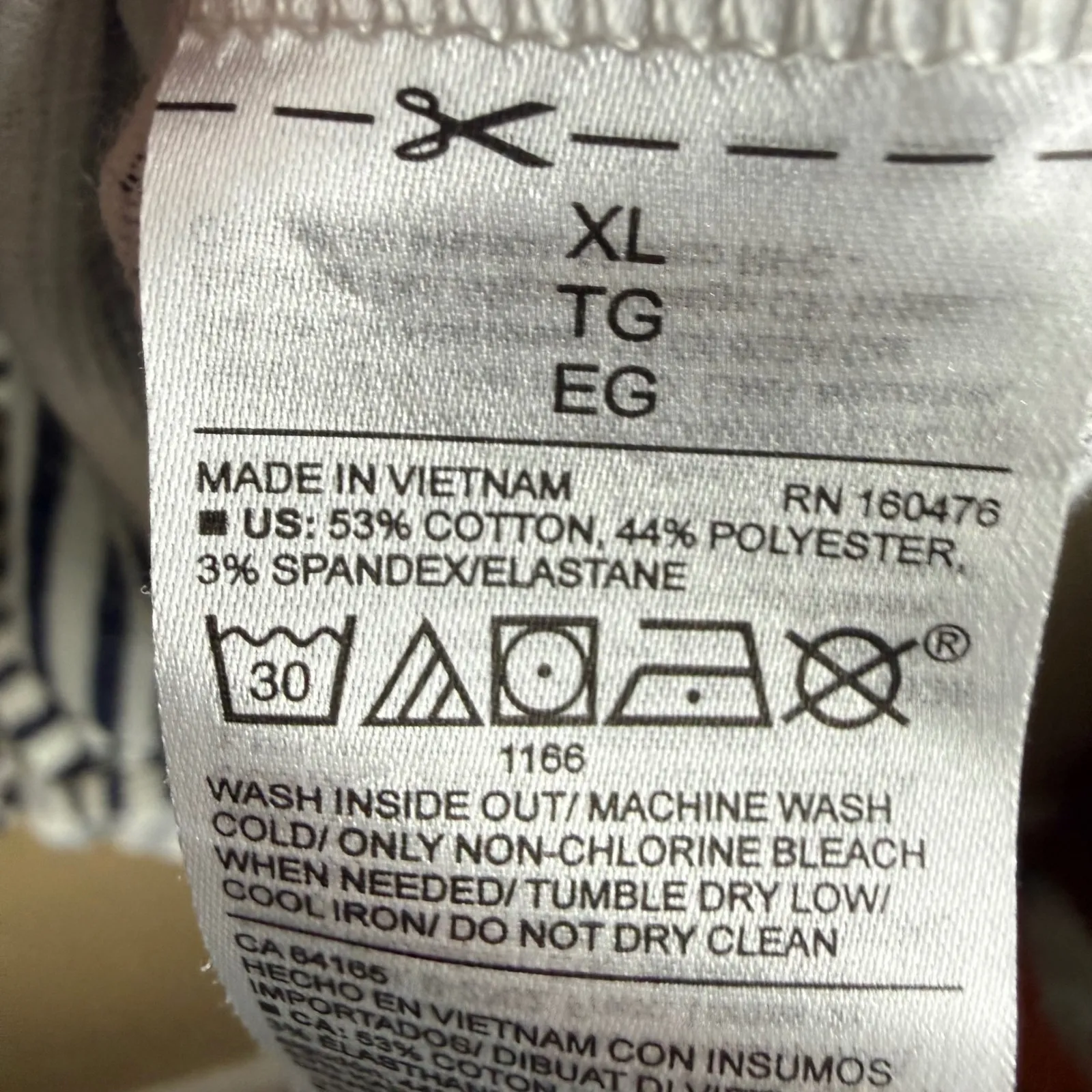 Old Navy Striped V Neck Button Front Tie Knot Tank Top Womens XL Nautical Vacay - Image 5