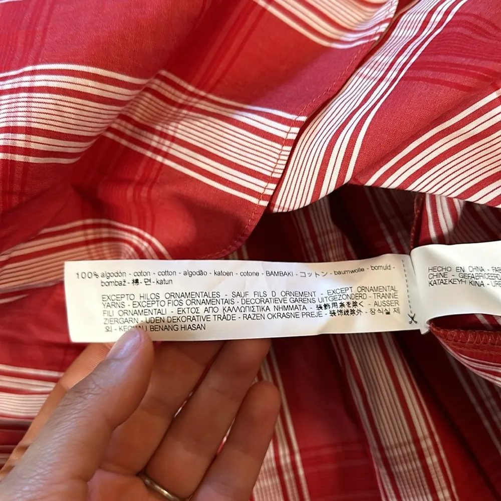 Zara Cotton Strapless Bell Sleeve Top - Image 6