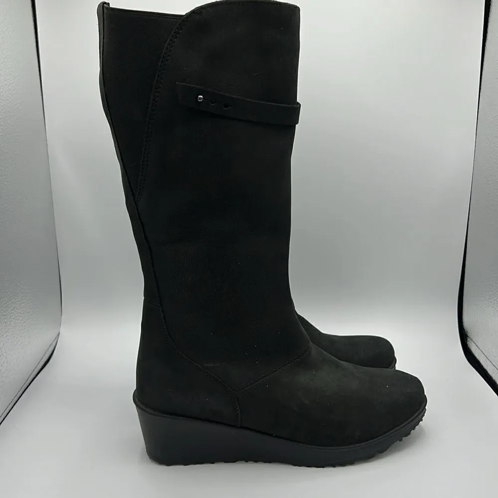 Eddie Bauer Lodge Wedge Boot / Black / SZ 9.5 B50 - Image 7