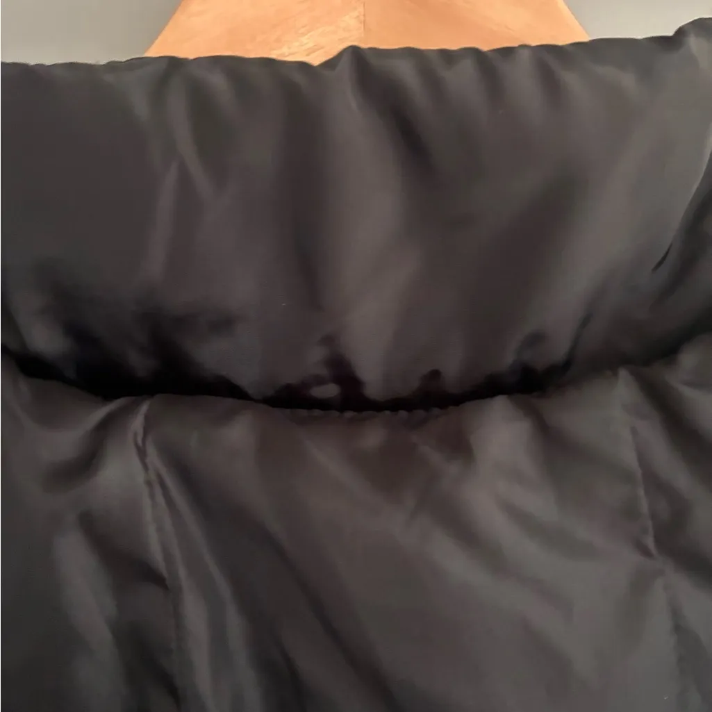 St. John's Bay Black Puffer Winter Coat with faux fur lined hood - Image 13