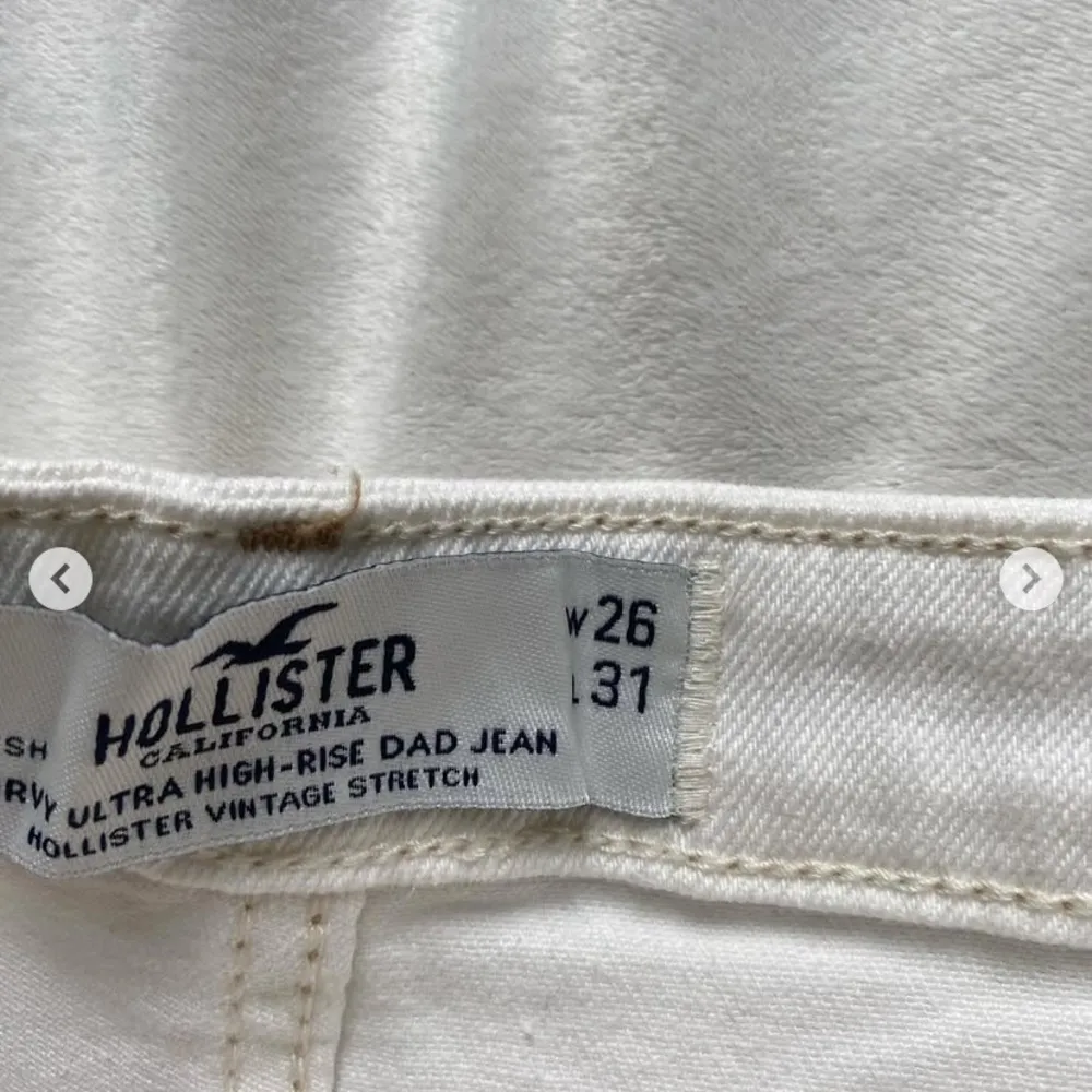 Hollister White High-Rise Jeans - Image 5