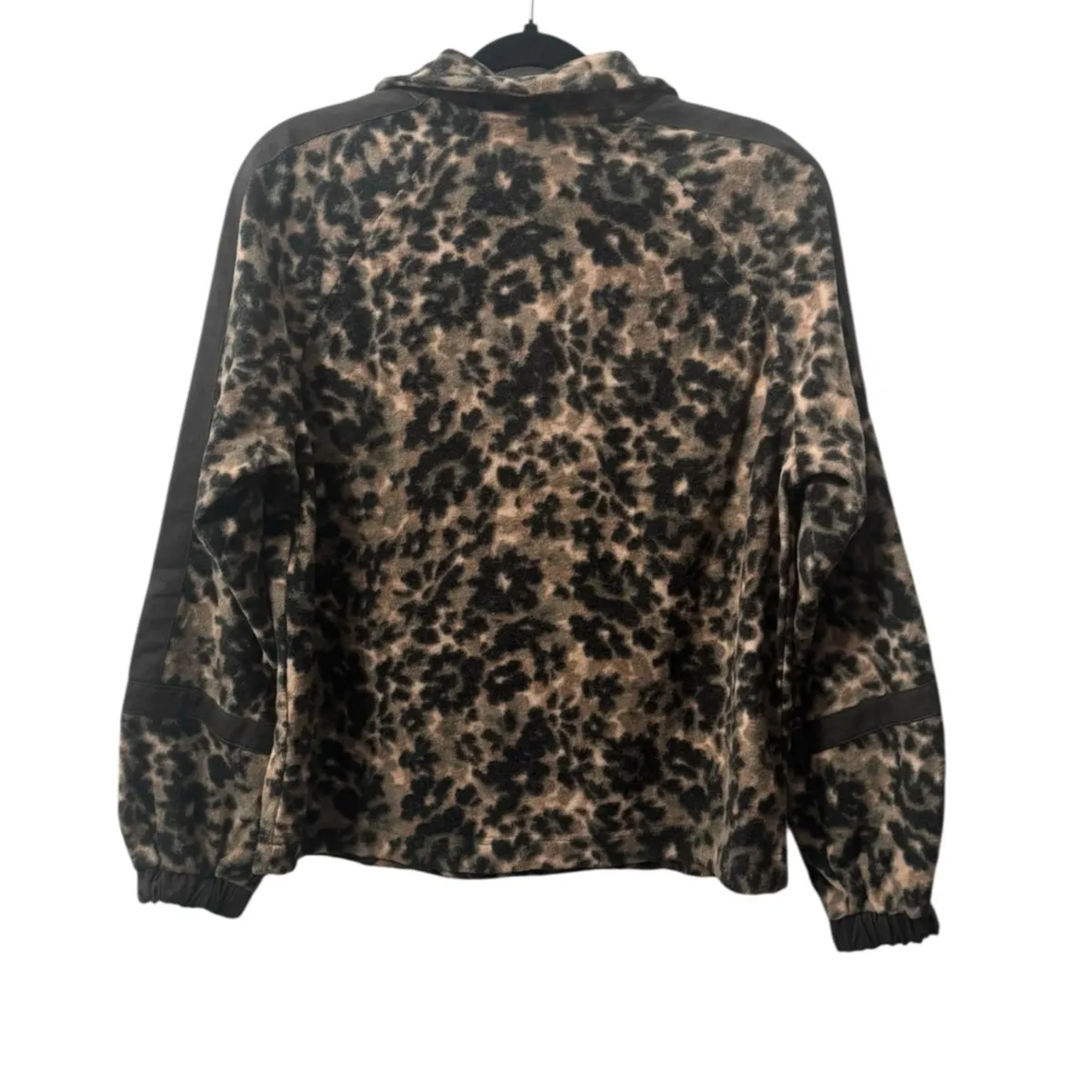 NWT! Johnny Was Calme Half Zip Fleece Leopard Pullover (Runs Large) - Size XS - Image 6