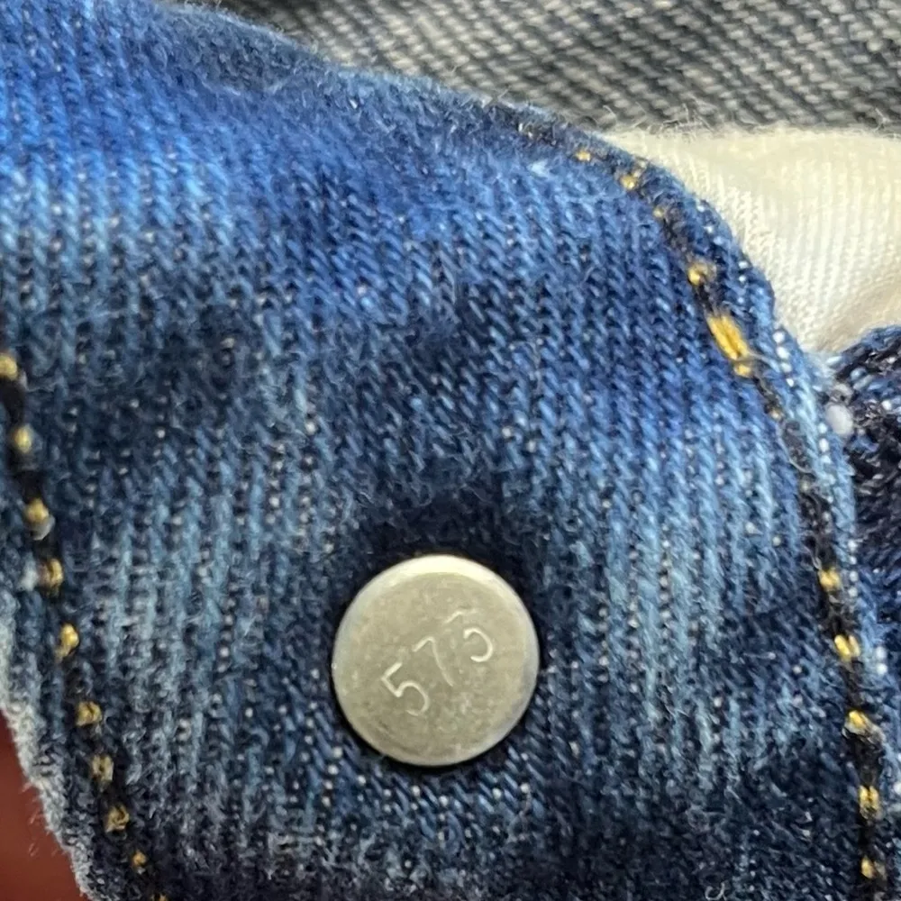 Levi’s Vintage 603 White Tab High Waisted Mom Jeans in Dark Blue Wash - Image 14