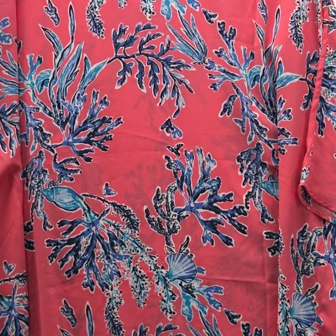 Belle by Kim Gravel Butterfly Kimono Top Pink 2X - Image 5