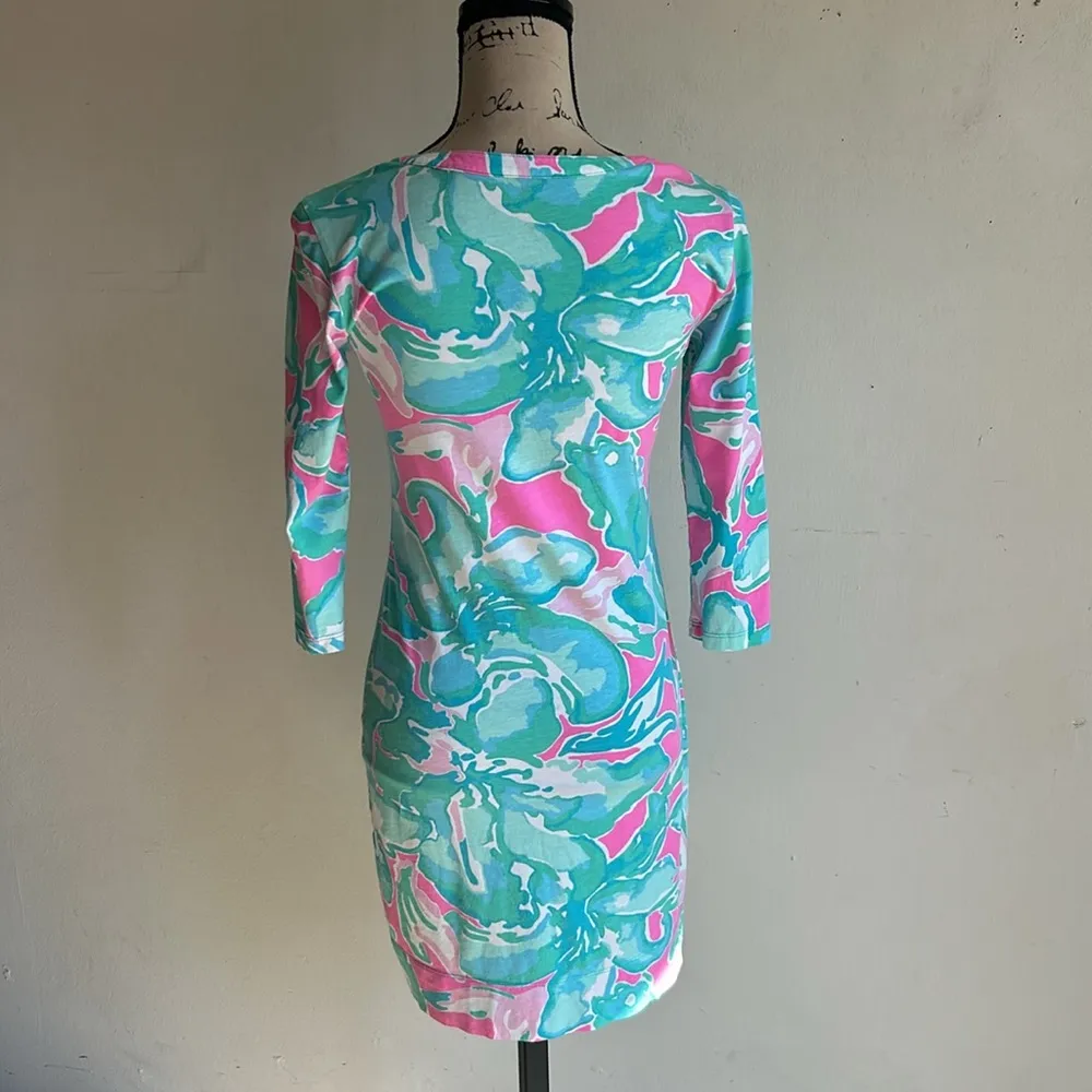 Alessia Tropical Pink Sands Dress Size XS - Image 9