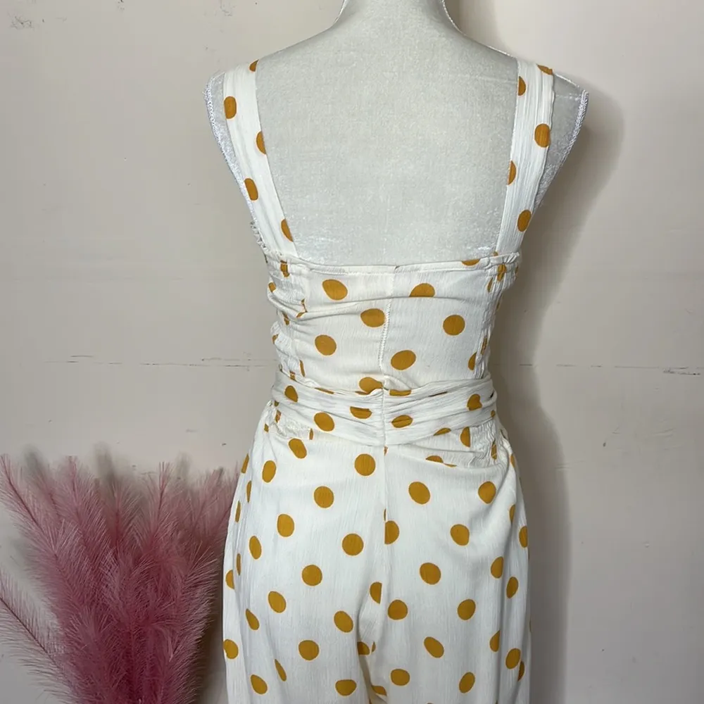 Peach love California • polka dot wide leg jumpsuit - Image 98