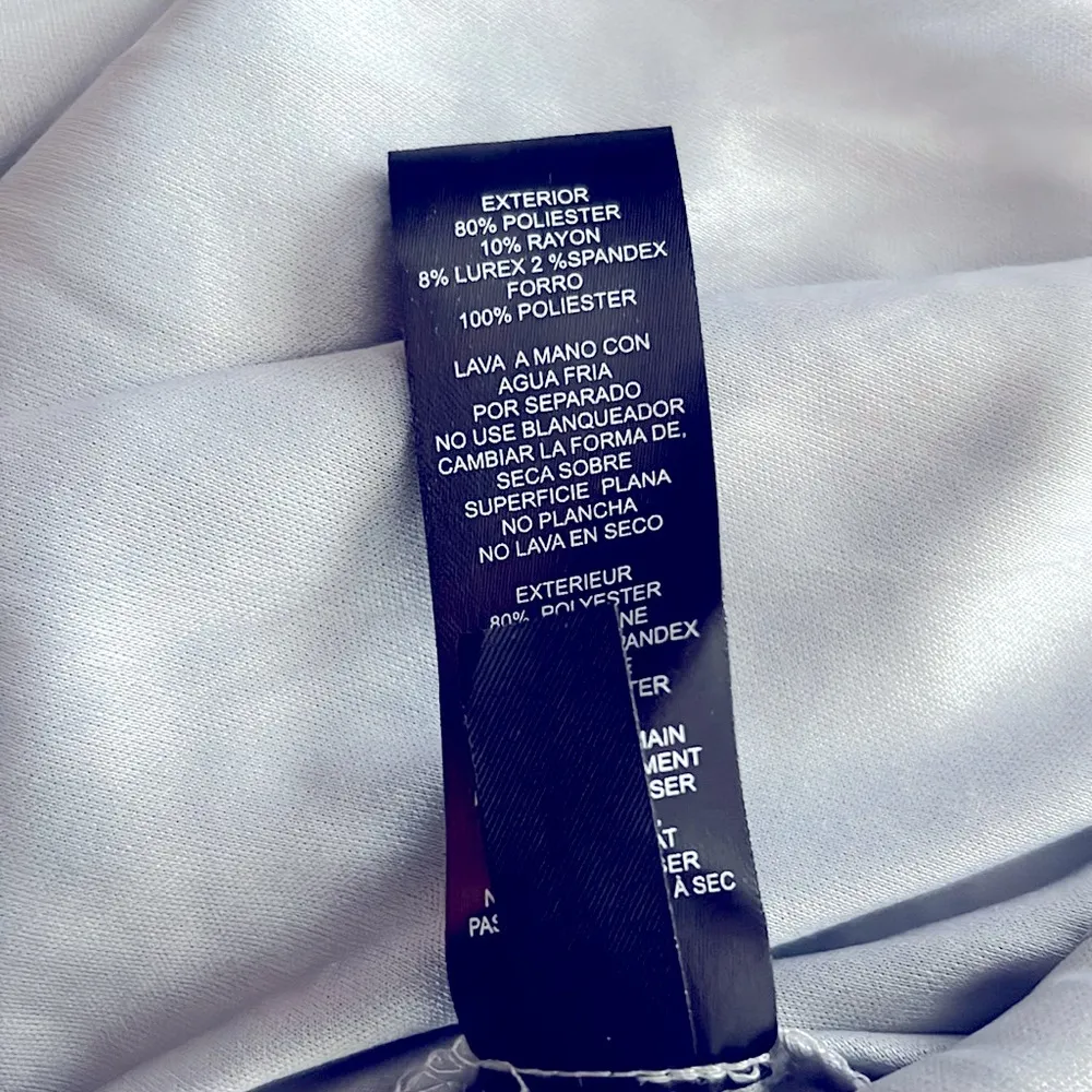 Jessica Howard Metallic Gathered Pouf Sleeve Blouson Dress Size 16W NWT $99 - Image 7