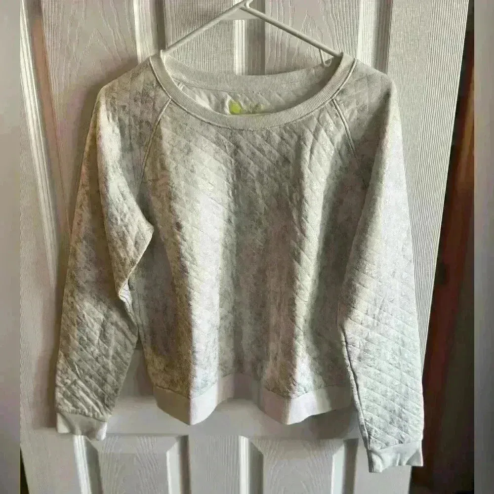 Xersion Cotton Womens Quilt Crew - Image 2