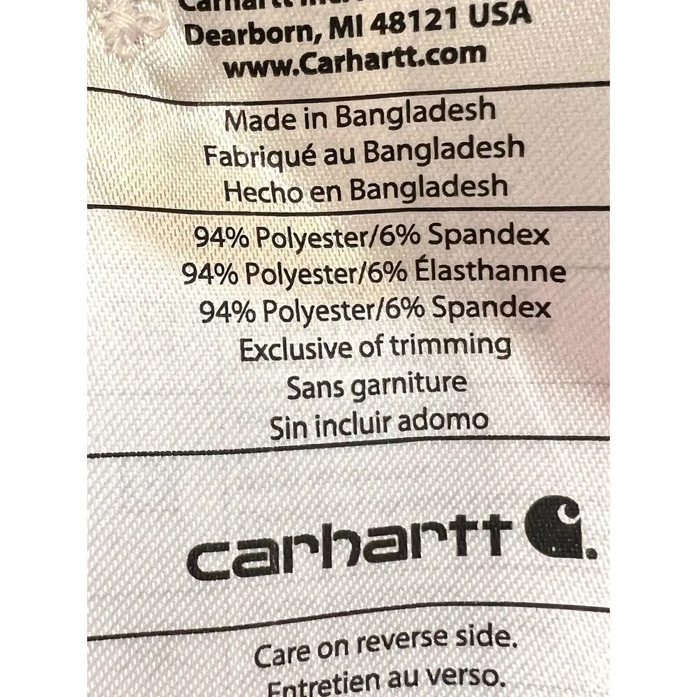 Carhartt womens size small Carhartt Force top purple short sleeve polo - Image 7