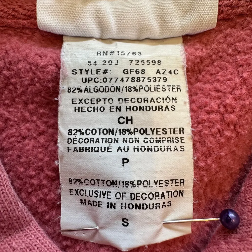 Vintage 1980’s Reverse Weave Women's Champion Hoodie, Small, Pink Rose - Image 4