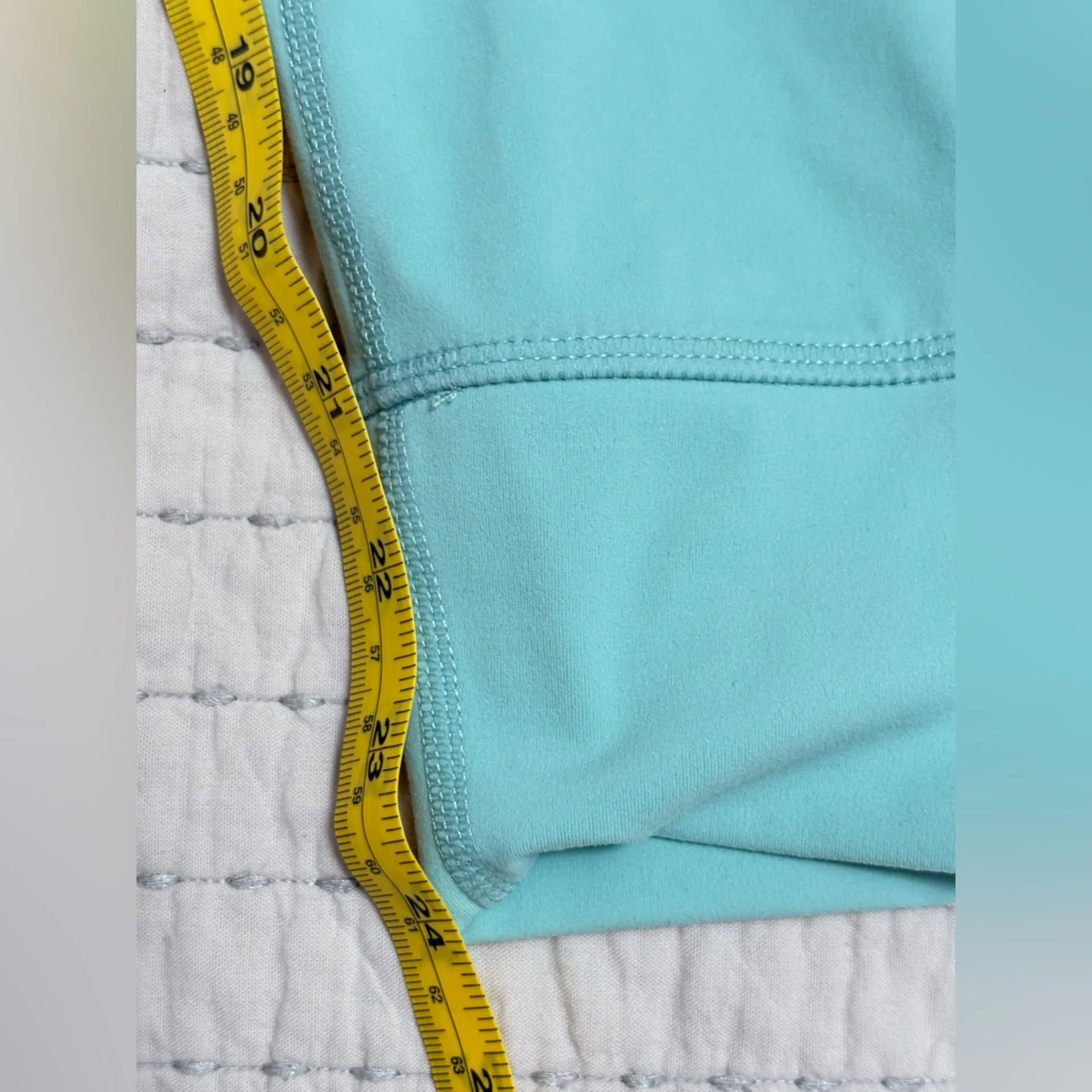 Zella Light Blue Green Athletic 7/8 Leggings Size Large NWOT‎ - Image 3