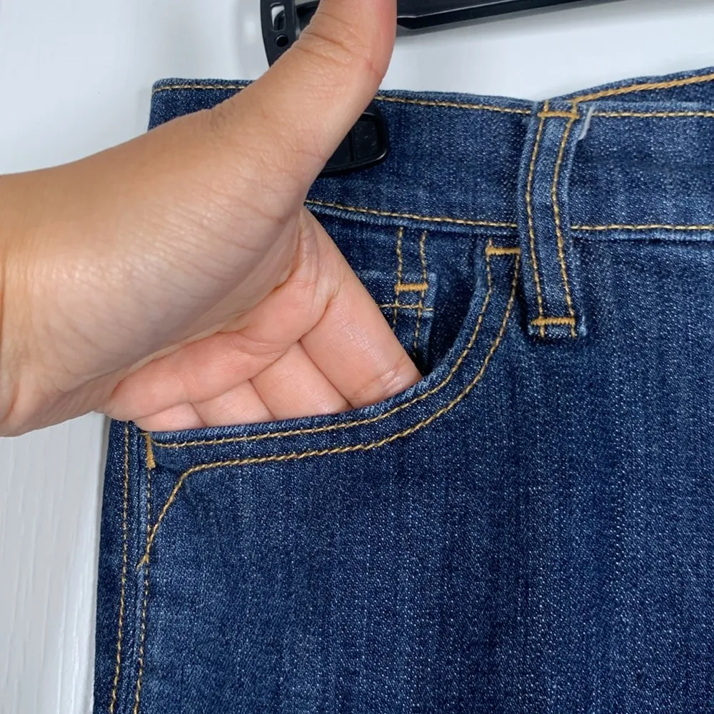 Old Navy Denim Blue The Flirt Skinny Jeans Zipper Ankle Size 0R EUC #VEG-0208 - Image 4