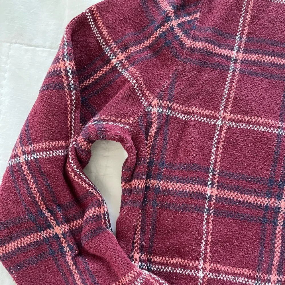 Fall Essential: Plaid Crew Neck sweatshirt A New Day - Image 4