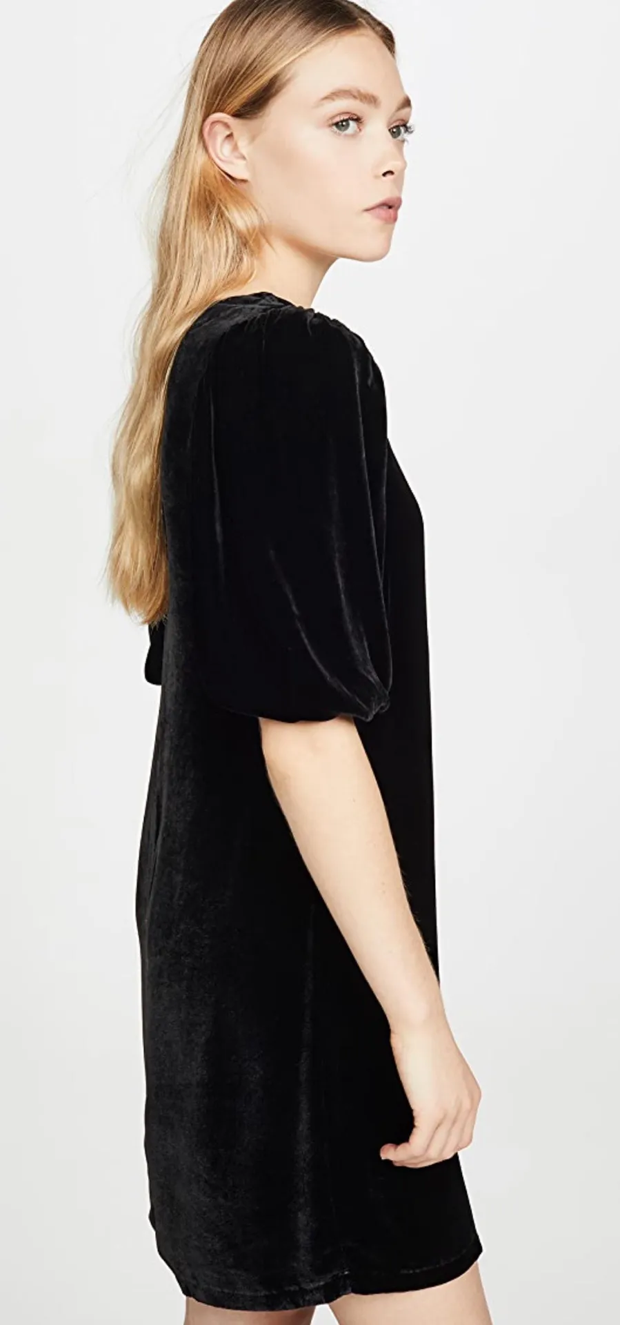 Carissa Velvet Mini Dress - Image 5