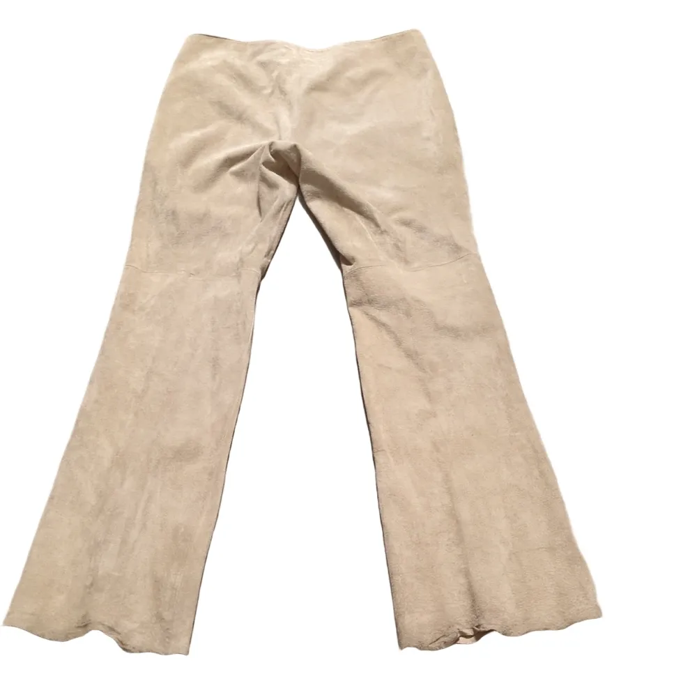 Wilson's Leather Pelle Studio Cream Pants Size 12 - Image 9