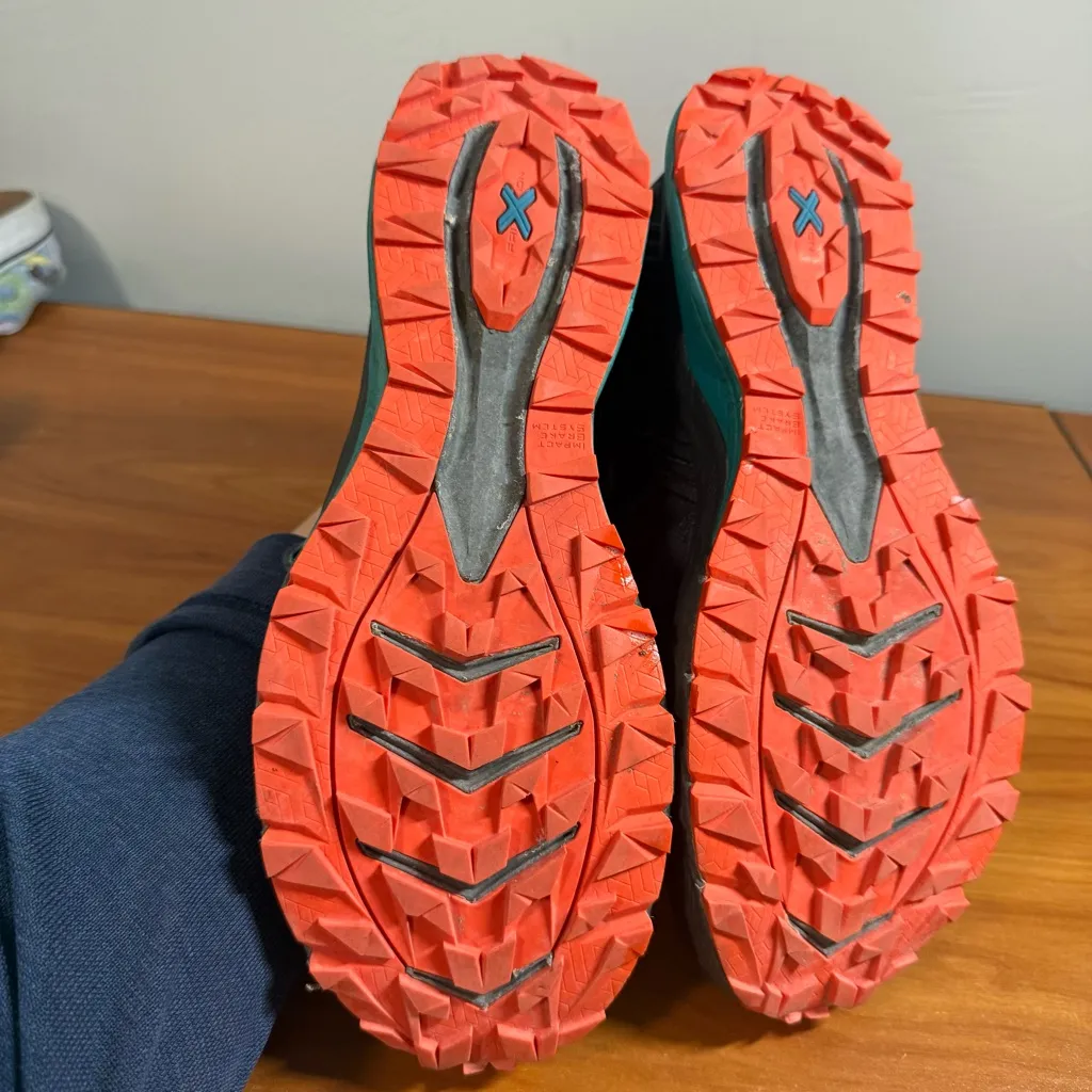 La Sportiva Women Karacal Trail Running Shoes Black Lagoon Blue Workout Outdoor Size 10.5 - Image 6