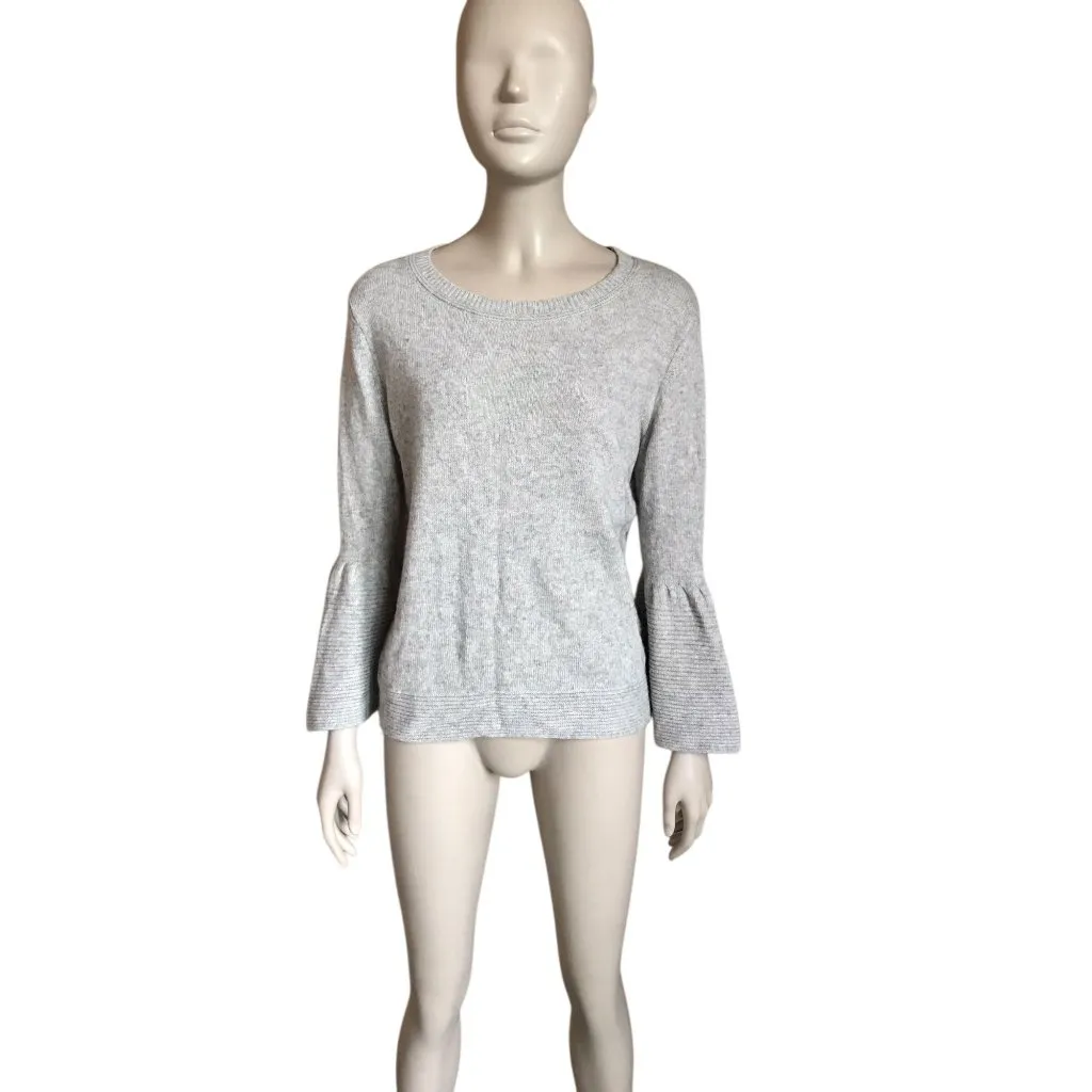 Banana Republic Light Gray Long Sleeve Sweater - Image 2