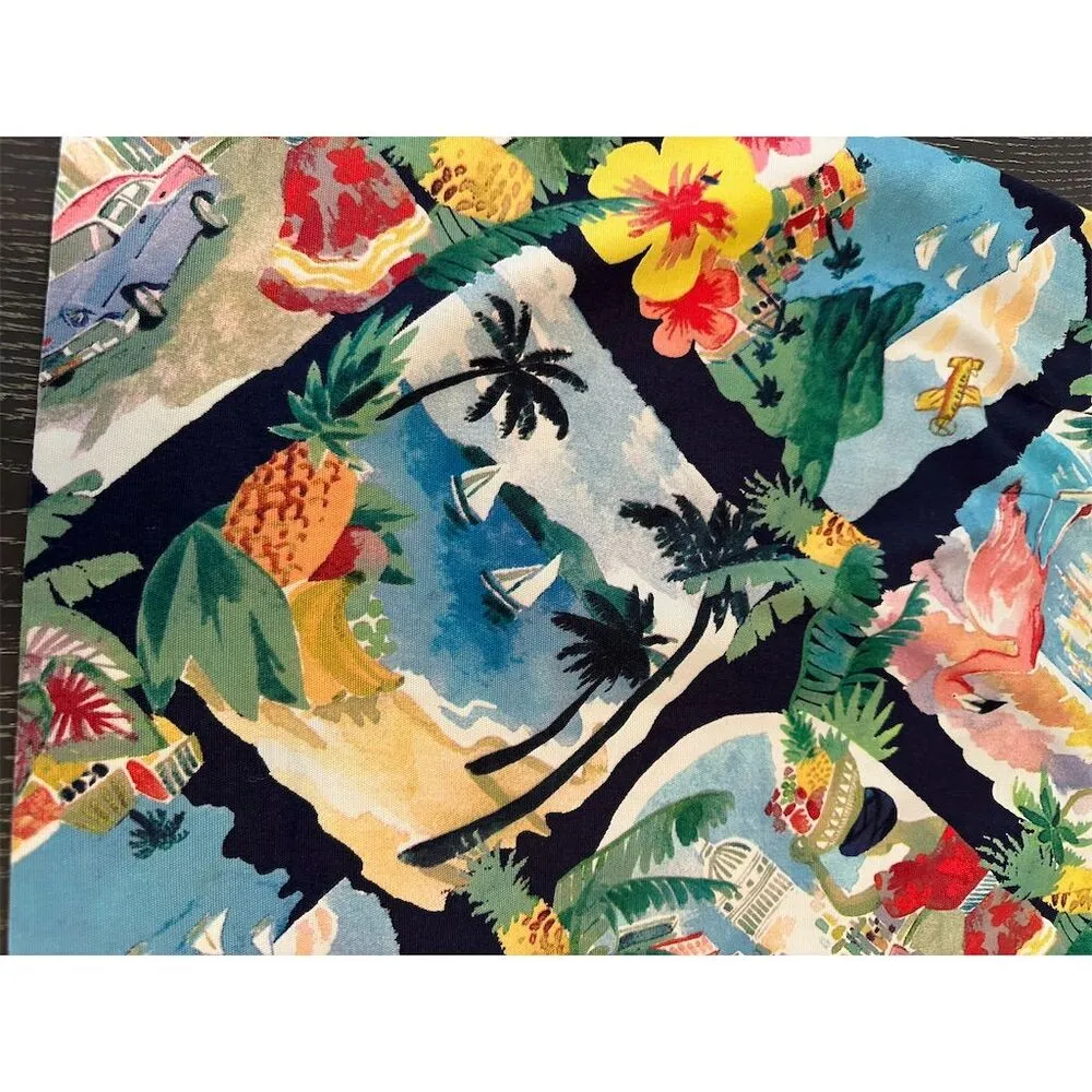 Talbots Petites A-Line Skirt Size 8 Multicolor Geometric Knee Length - Image 2