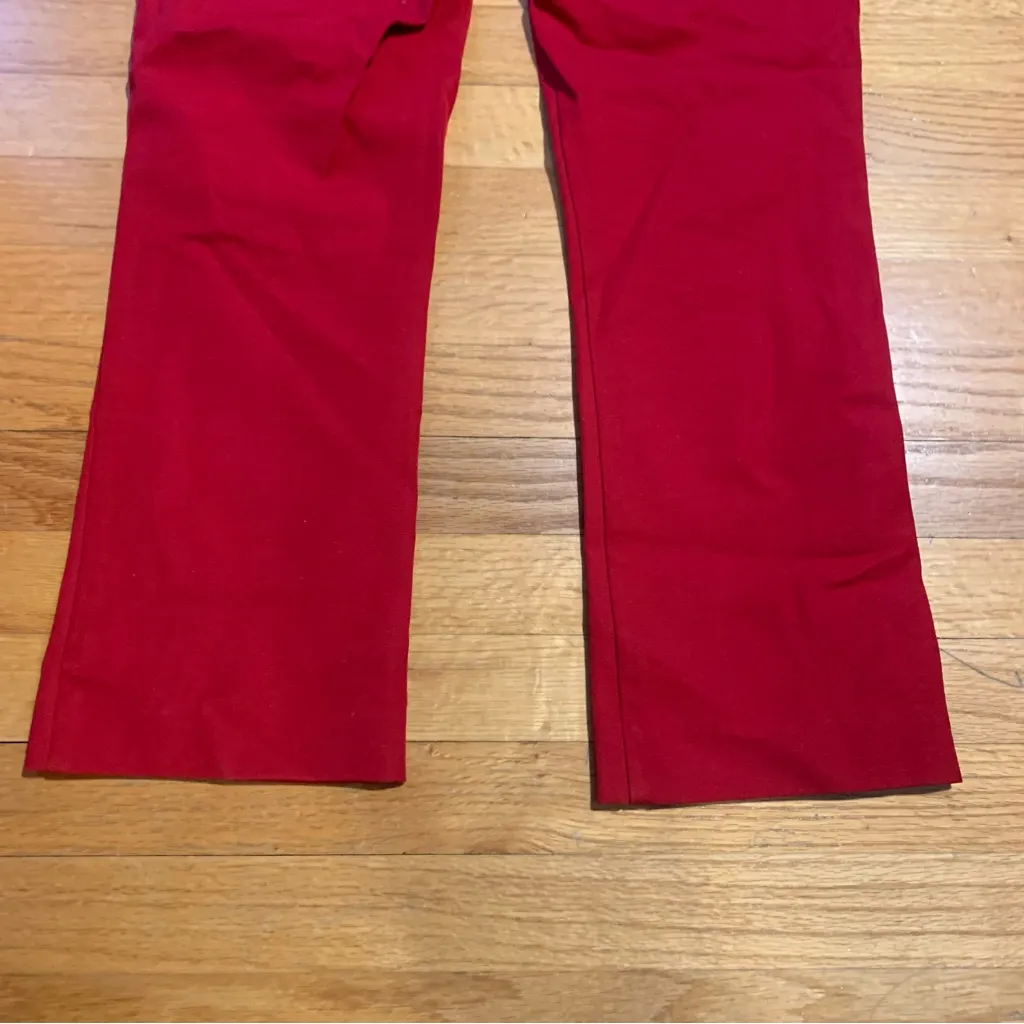 Gap Crop Flare Pants Red Size Women's Size 08 - Image 10