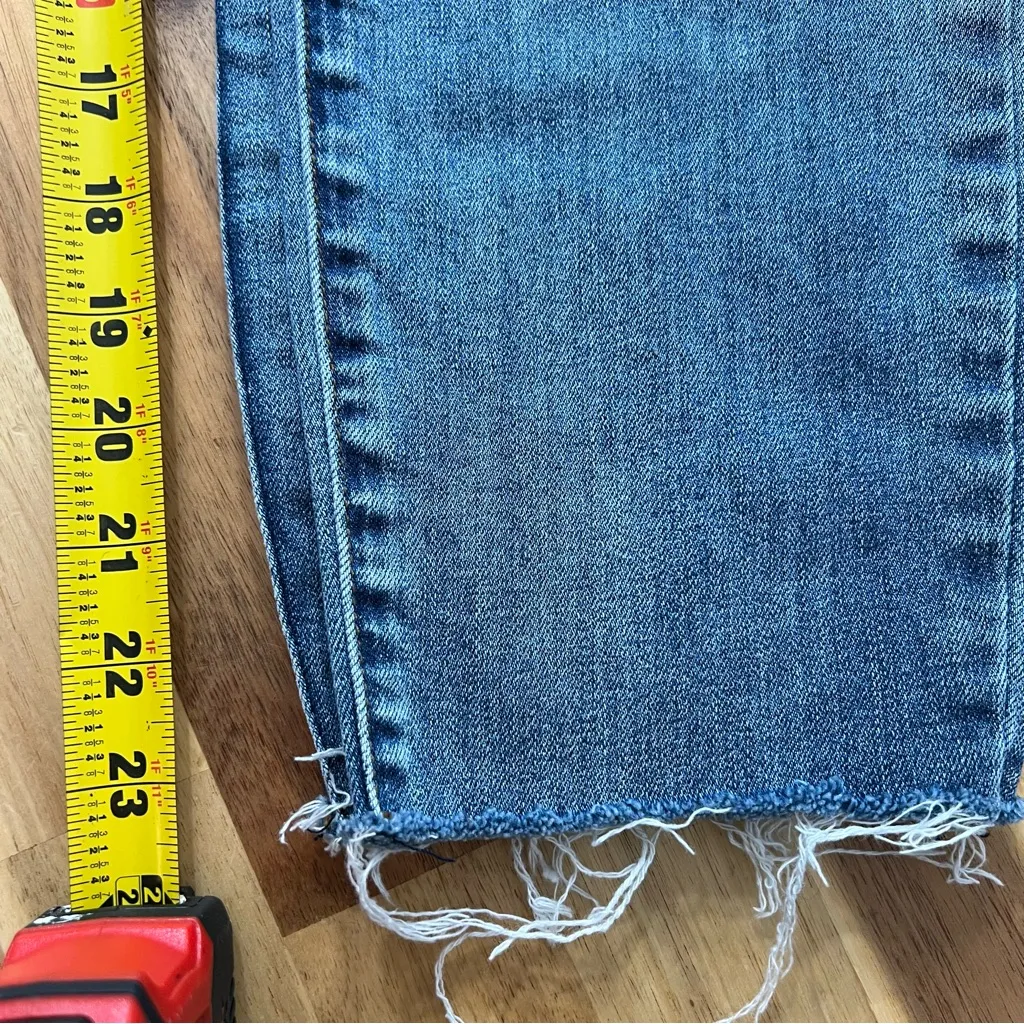STS Blue Distressed Skinny Jeans Women’s Size 29 Raw Hem - Image 6