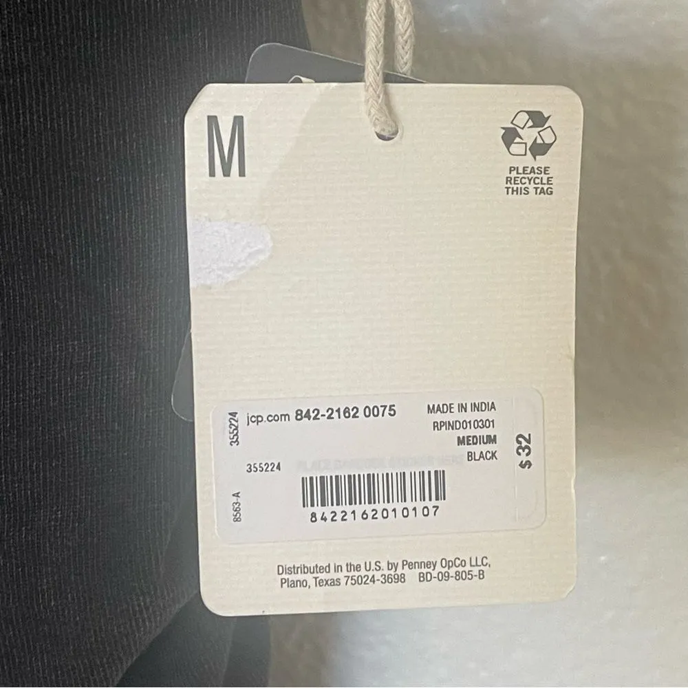 A.n.a. Medium Rouched Tie Dye Marbled Dark Grey Top - Image 5