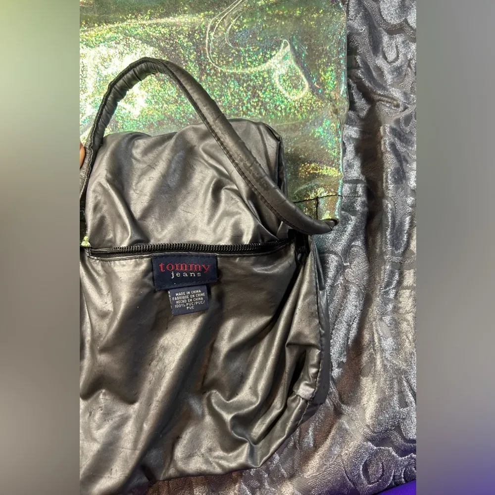 Y2K Tommy Girl Glitter PVC Small Bag - Image 7