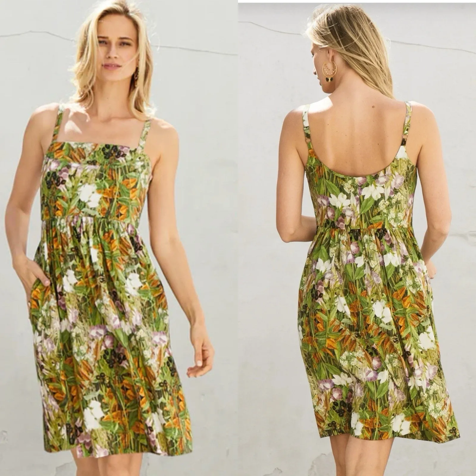 Peruvian Connection Wildflower Sundress Sz Medium Goblin core fairy romantic - Image 5