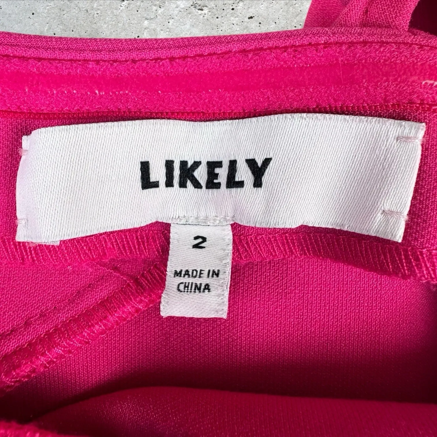 Likely Norvina Dress Pink Ruffle One‎ Shoulder Flounce Mini Women's Sz 2 - Image 4