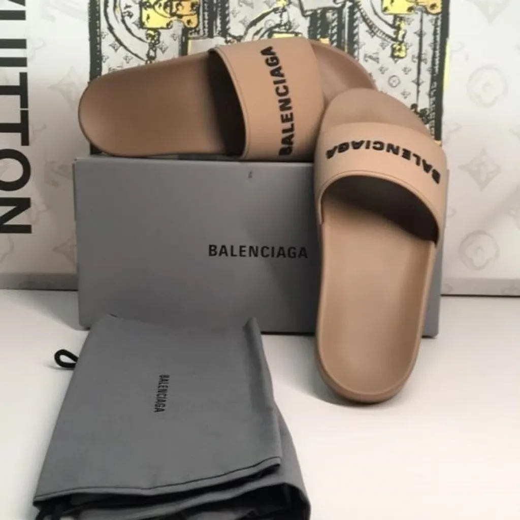 New Authentic Balenciaga Pool Slides | Effortless Style, Iconic Comfort - Image 6