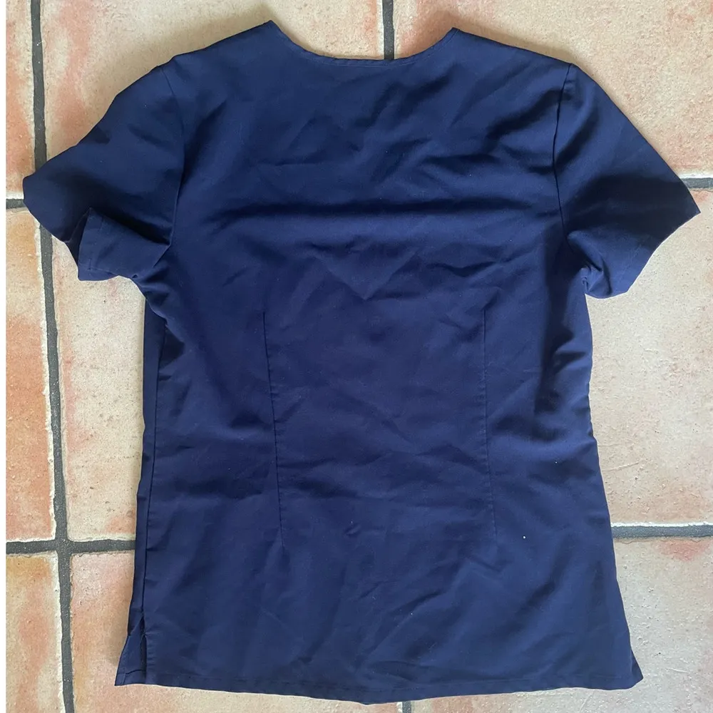 Figs Casma Scrub Top in Navy Blue Size Small - Image 3