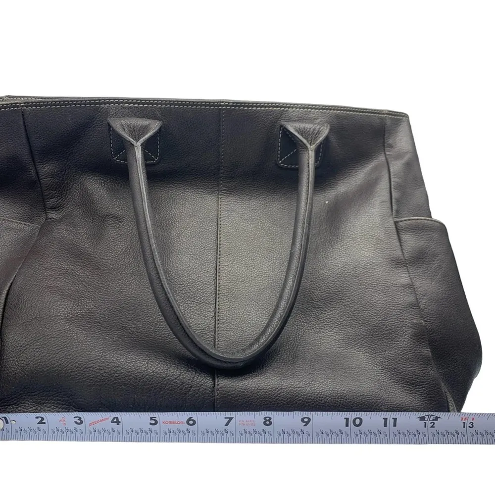 ILI NEW YORK and TORONTO dark brown genuine leather tote bag - Image 10