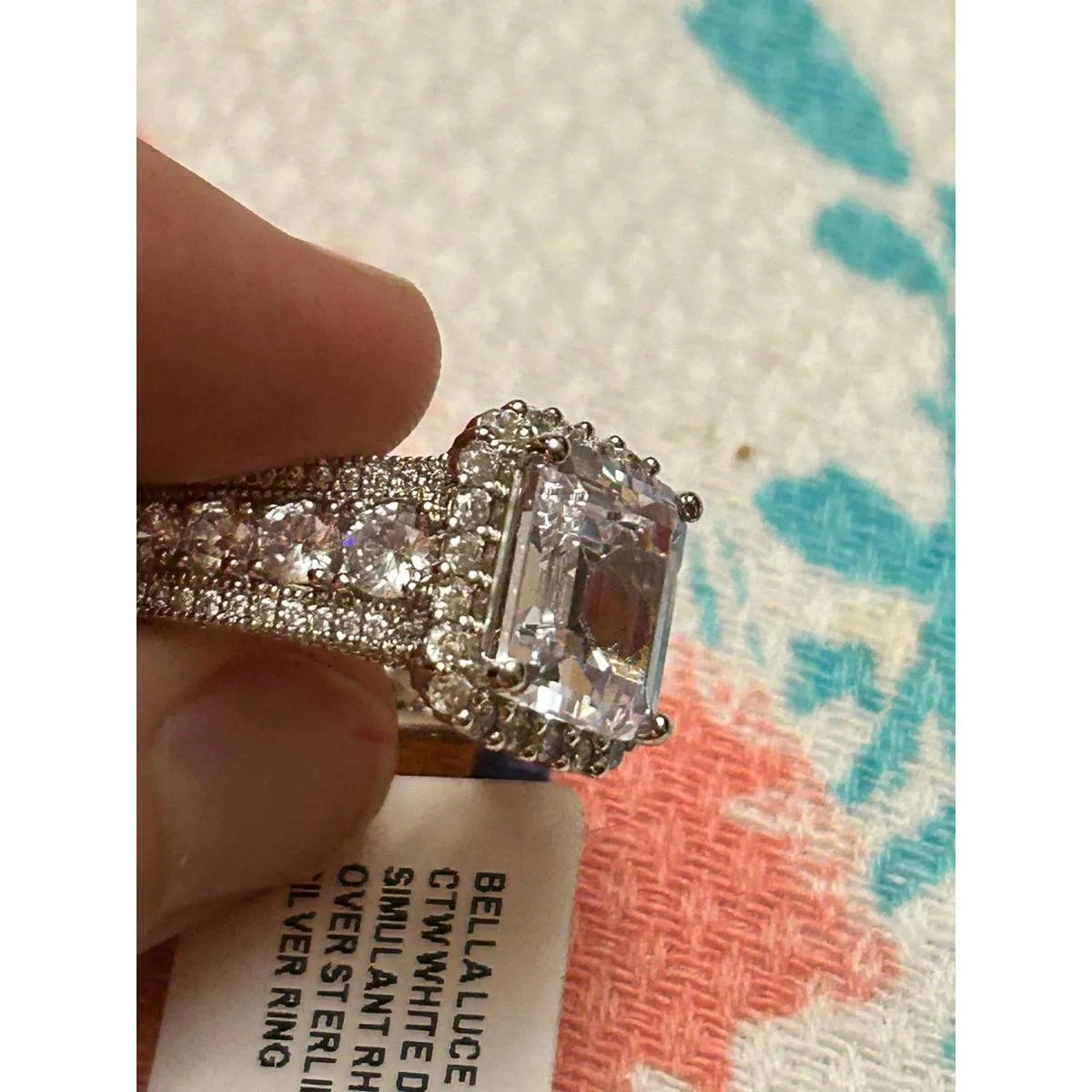 925 sterling silver amazing cute ring size 7 very lot e34 - Image 8