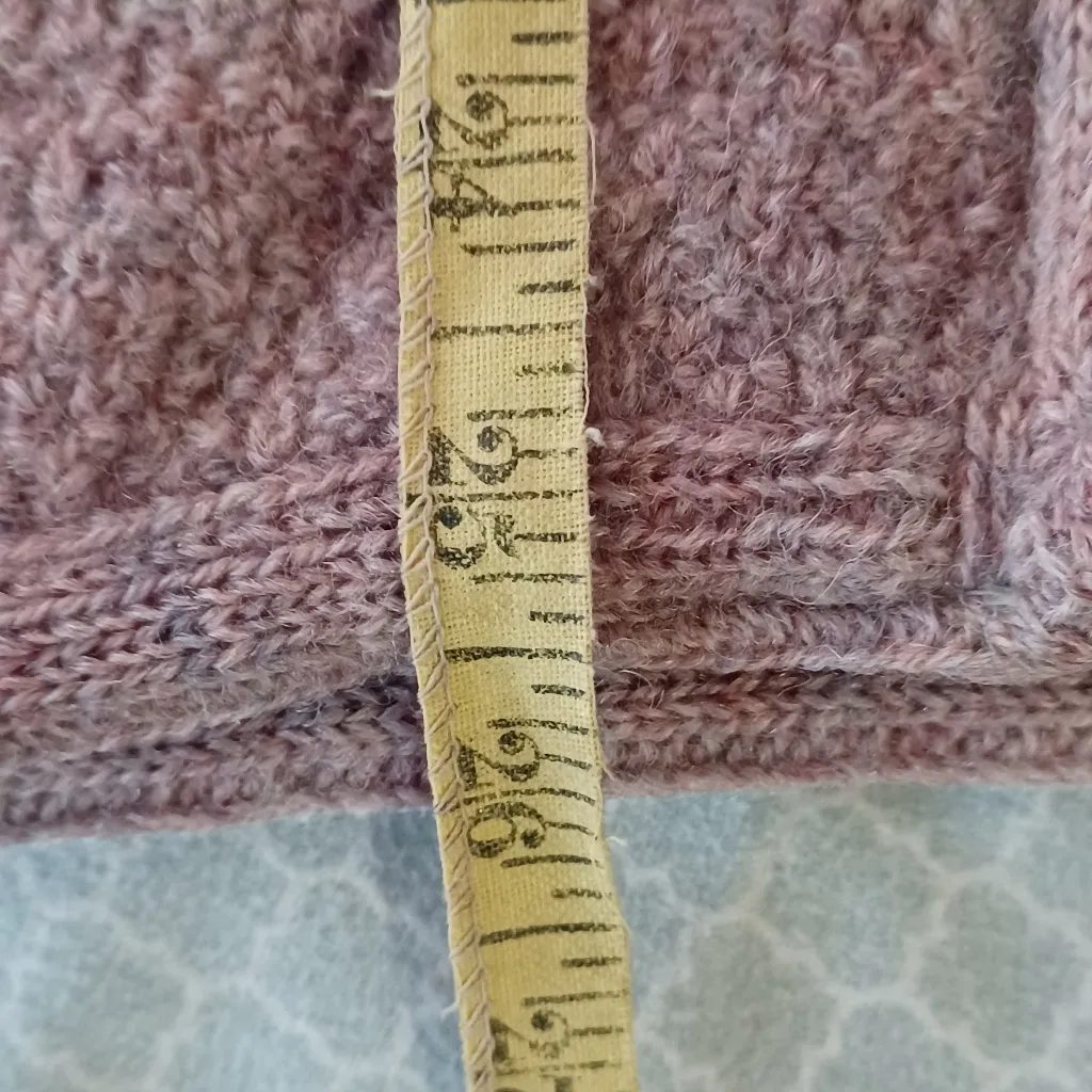 LL Bean factory womens medium full zip pink fuzzy fleece jacket READ. - Image 5