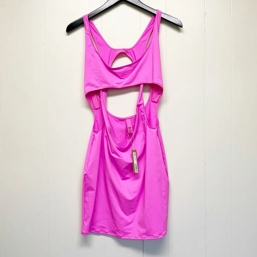 NWT SKIMS Swim Cut Out Tank Dress Women's 3662 - Image 2