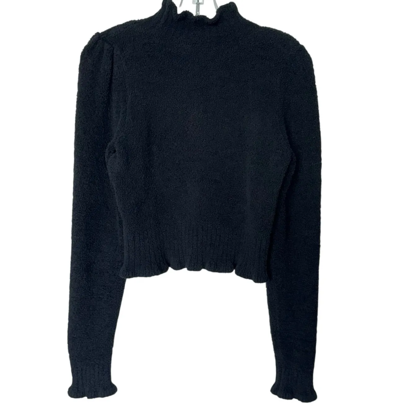 525 Revolve Mock Neck Long Sleeve Black Sweater Womens Size Small - Image 2