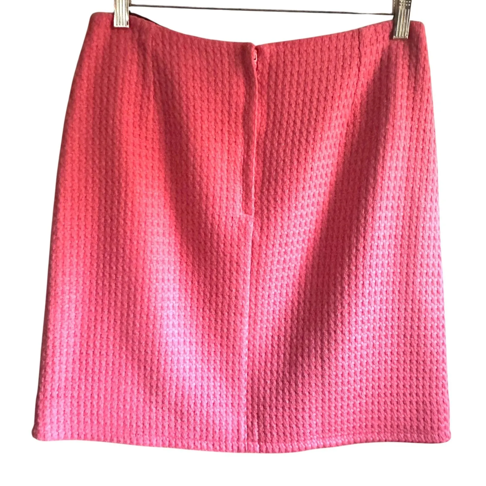 WHISTLES Wool Blend Mini Skirt Pink Sz 8 - Image 3