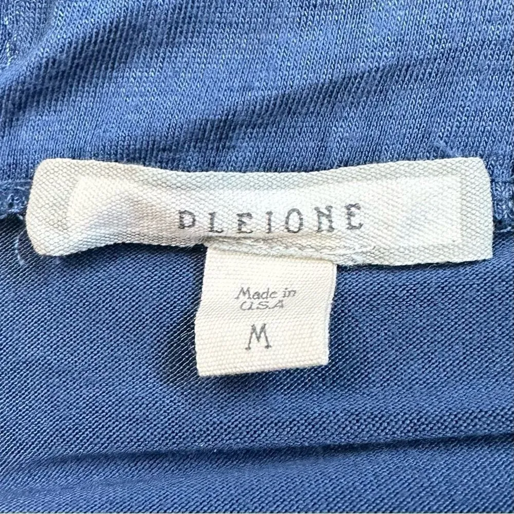 Pleione Blue Soft Jersey Knit Maxi Skirt - Image 8