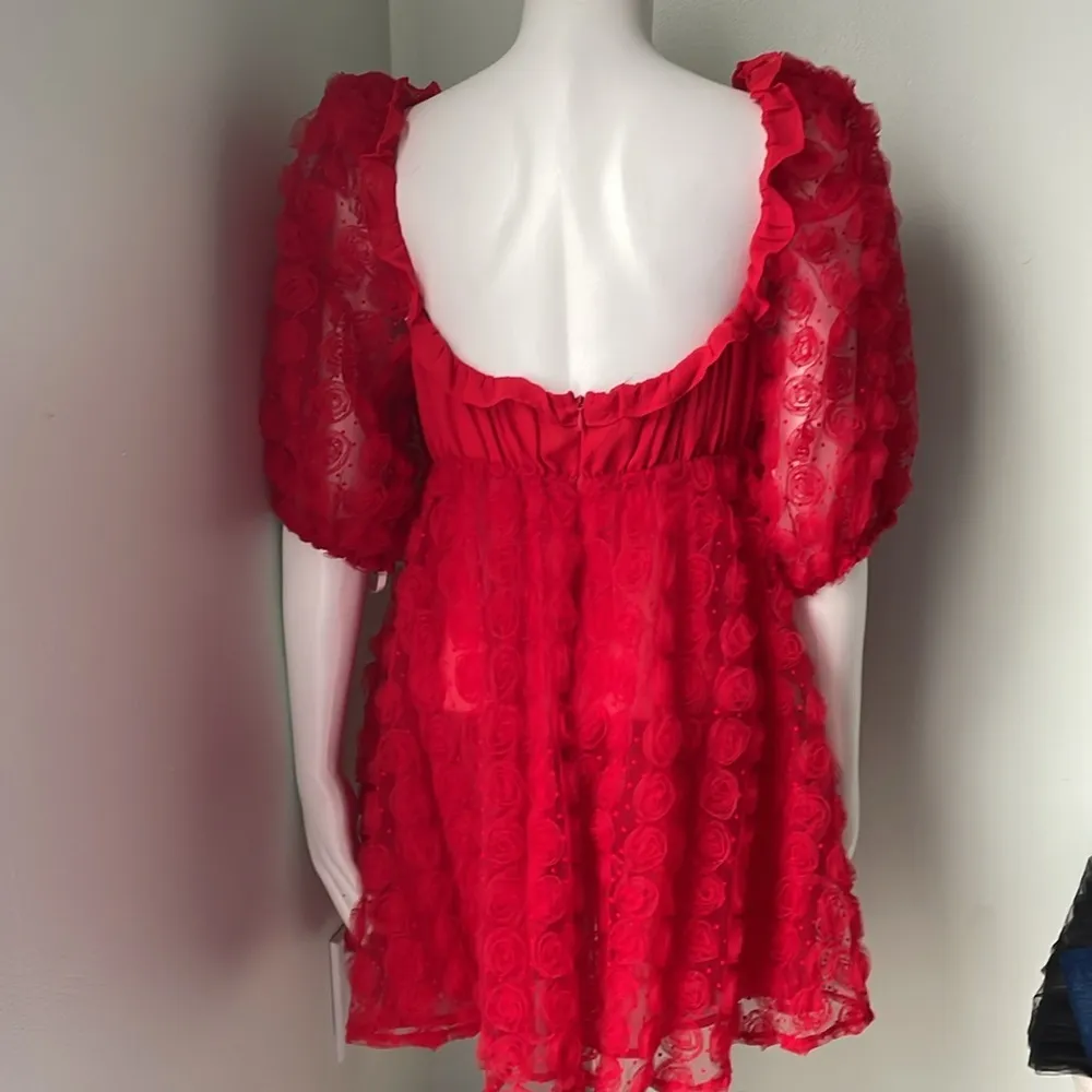 For Love and Lemons Hannah Mini Dress Medium - Image 11