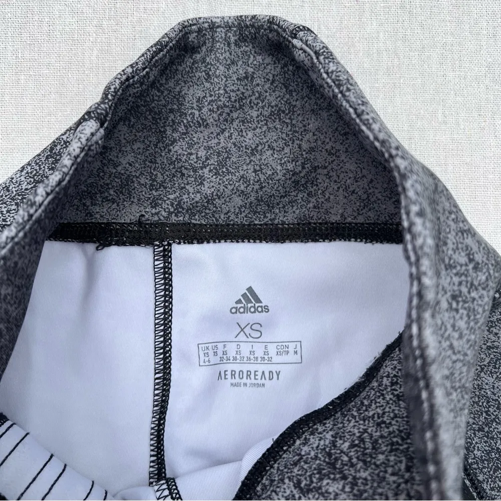 Adidas Aeroready Grey Speckled Feel Brilliant Training Leggings - Image 7