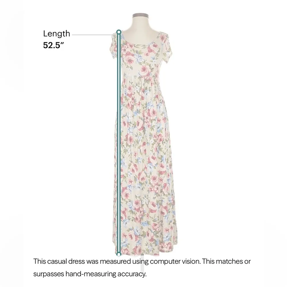 Chris & Carol Boutique Floral Maxi Dress Size Small NWT - Image 5