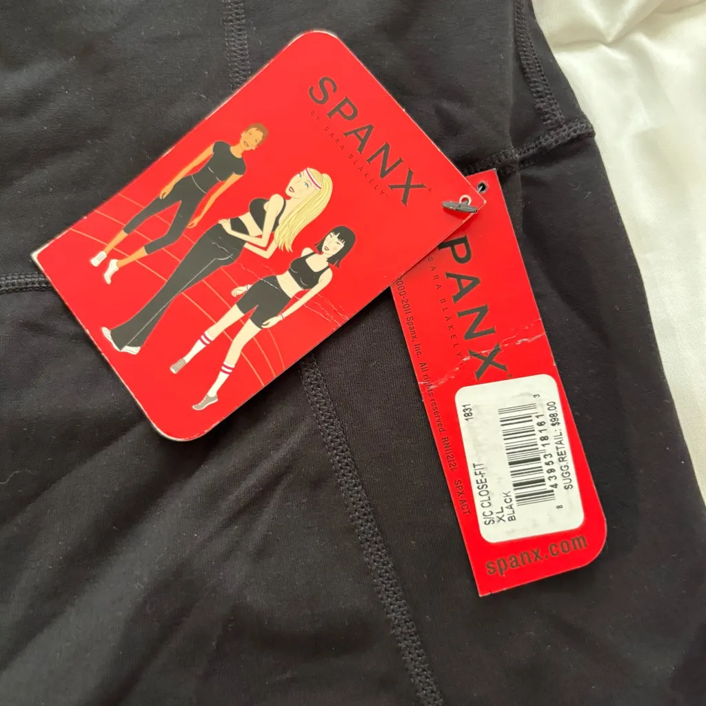 Spanx by Sara Blakely Women’s Look at Me Now Seamless Leggings Black Size XL NWT - Image 3