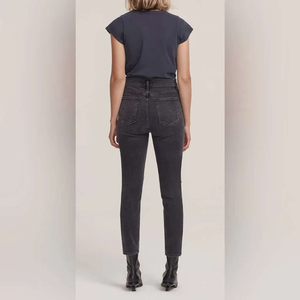 New! Agolde Nico High Rise Skinny in‎ Cassette Sz 26 $239 - Image 6