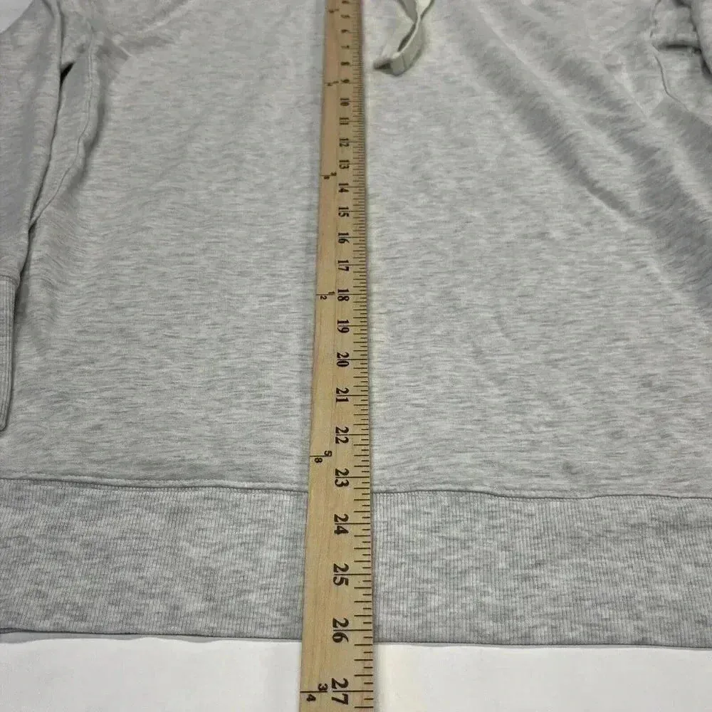 ATHLETA Sayulita Women’s Hoodie Fog Heathered Gray M Side Slits Athleisure. - Image 7