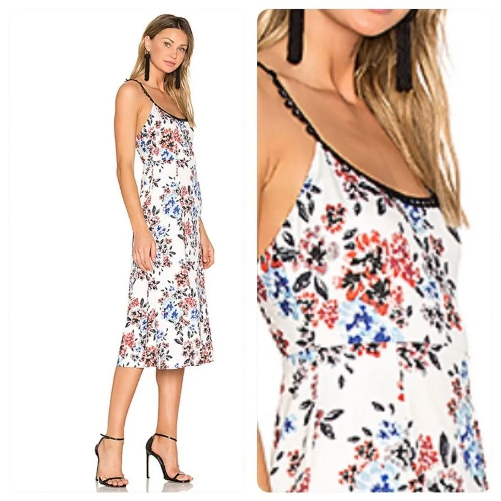 NBD Secora Midi Dress White Floral REVOLVE - Image 3